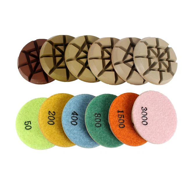 Diamond Resin Floor Polishing Pads For Concrete