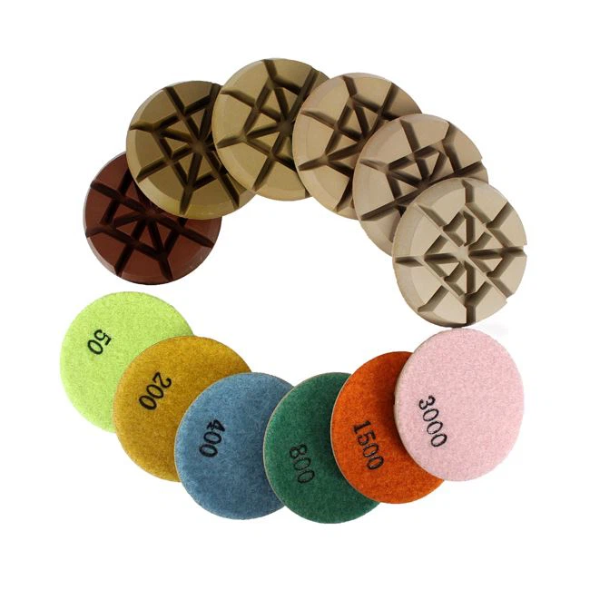 Diamond Resin Floor Polishing Pads For Concrete