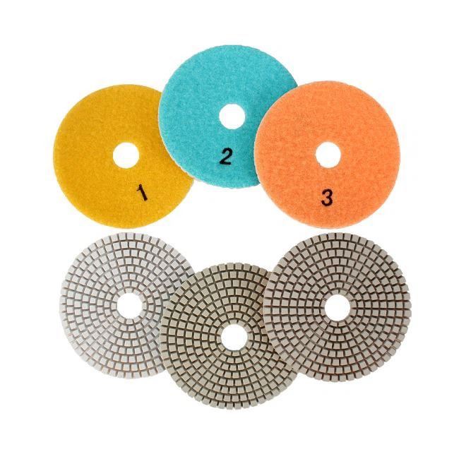 3 Step Diamond Resin Polishing Pads