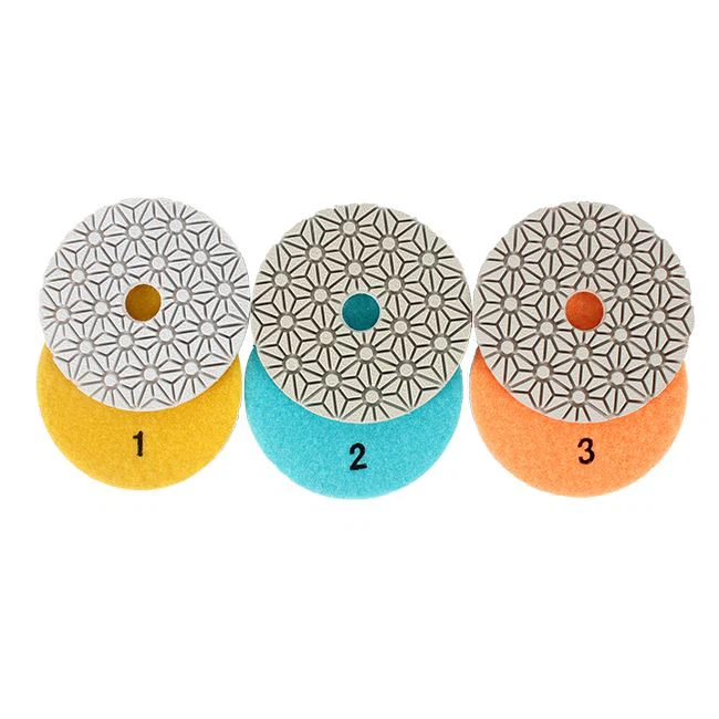 3 Step Diamond Polishing Pads