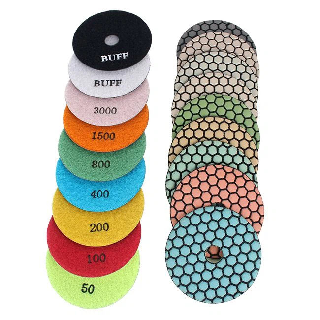 Honeycomb Dry Polishing Pads
